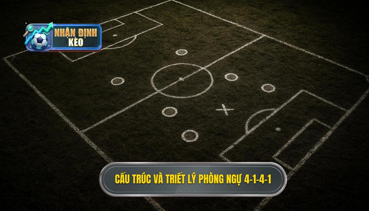 Cấu Trúc Cơ Bản và Triết Lý Của 4-1-4-1 Phòng Ngự
