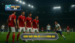 Chiến thuật bóng đá 4-1-4-1 phòng ngự