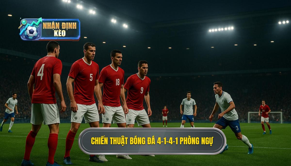 Chiến thuật bóng đá 4-1-4-1 phòng ngự