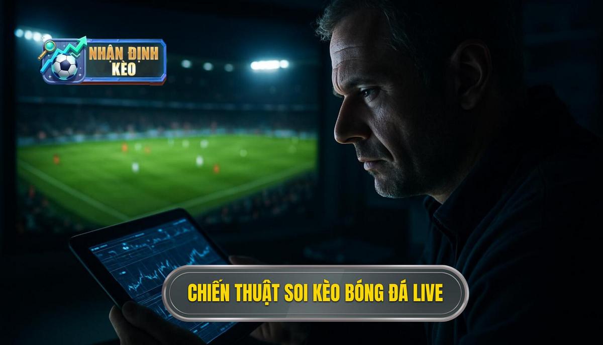 Chiến thuật soi kèo live bóng đá dựa trên diễn biến thực tế