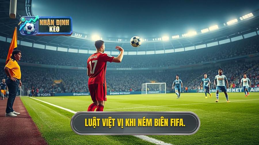 1. Luật việt vị khi ném biên FIFA.