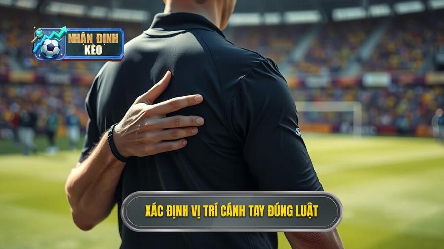 1. Xác định vị trí cánh tay đúng luật