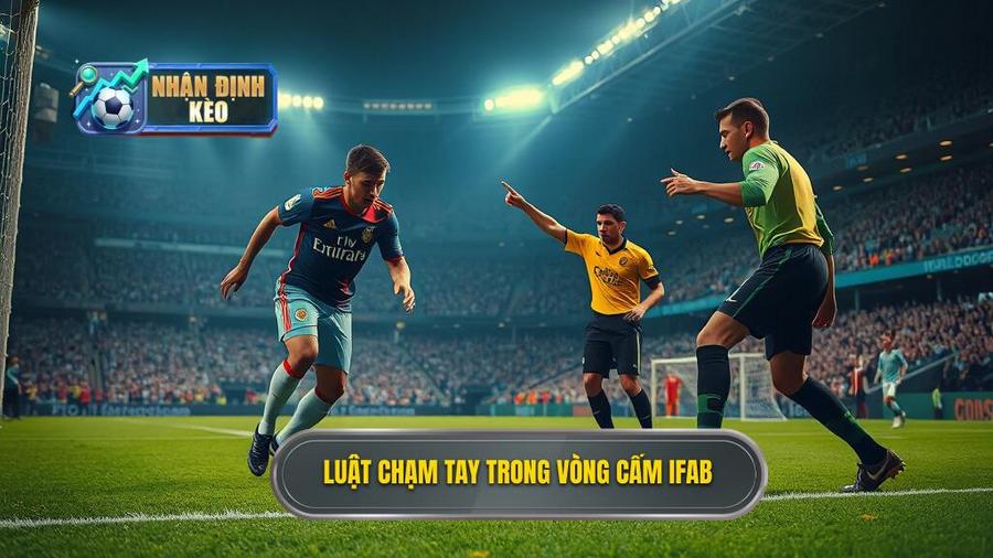 2. Luật chạm tay trong vòng cấm IFAB