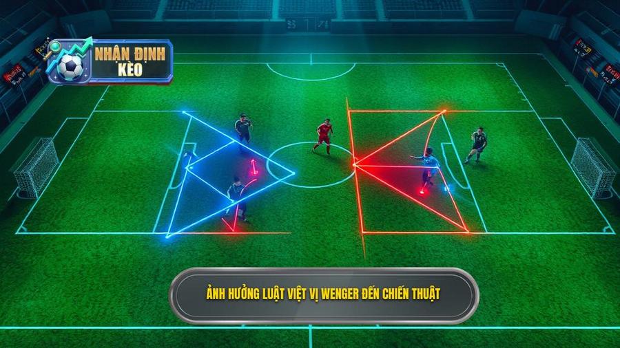 3. Ảnh hưởng Luật việt vị Wenger đến chiến thuật