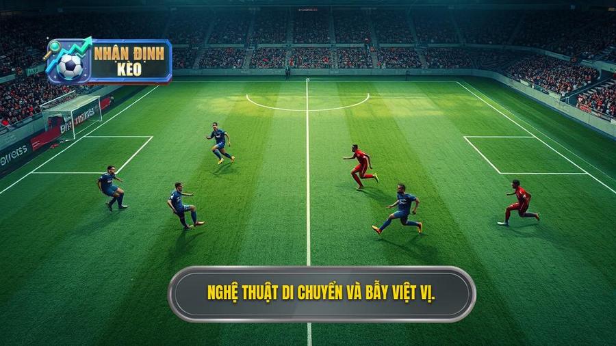 3. Nghệ thuật di chuyển và bẫy việt vị.