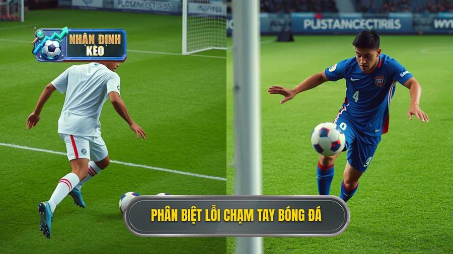 3. Phân biệt lỗi chạm tay bóng đá