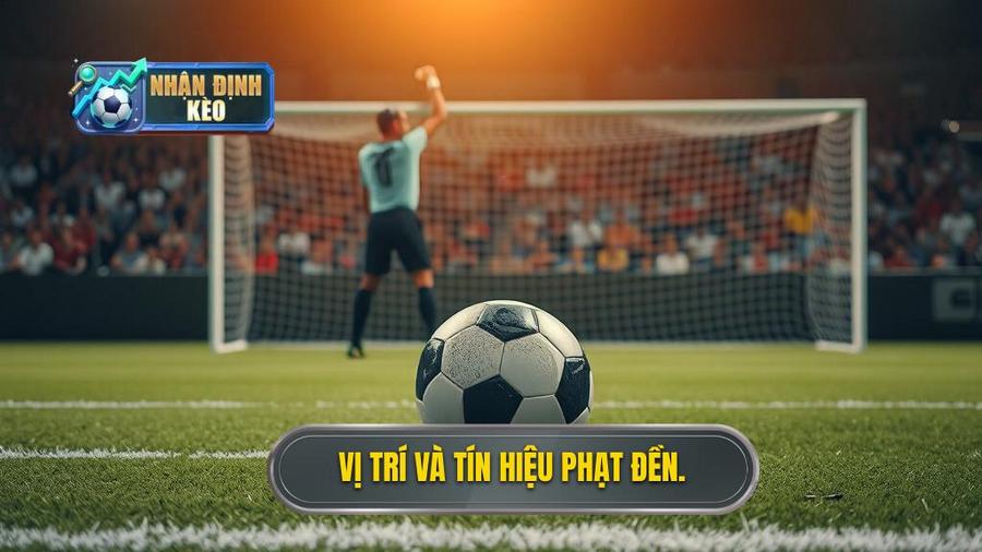 1. Quy định về vị trí và tín hiệu bắt đầu quả phạt đền