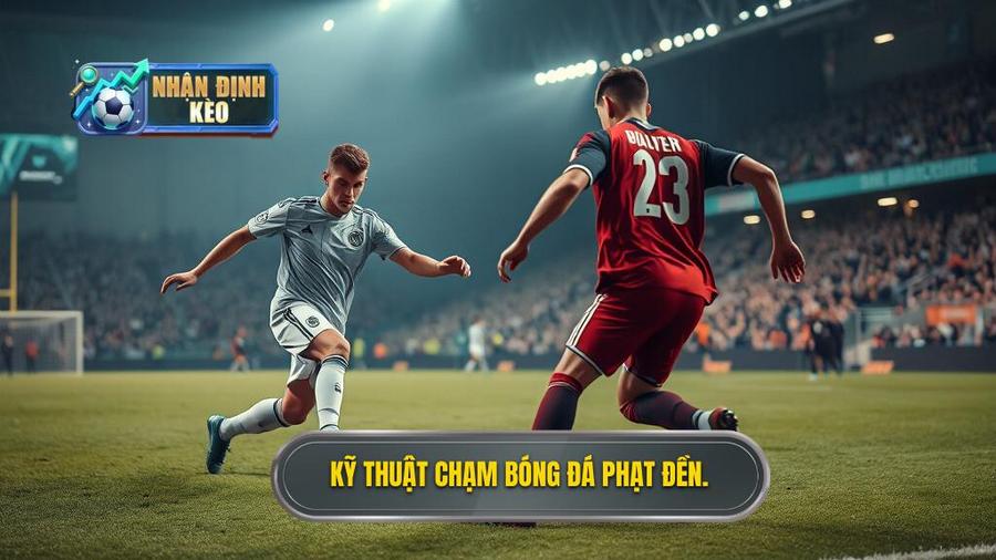 3. Kỹ thuật chạm bóng và phối hợp đá phạt đền