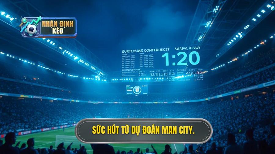 1. Sức hút từ dự đoán Man City.