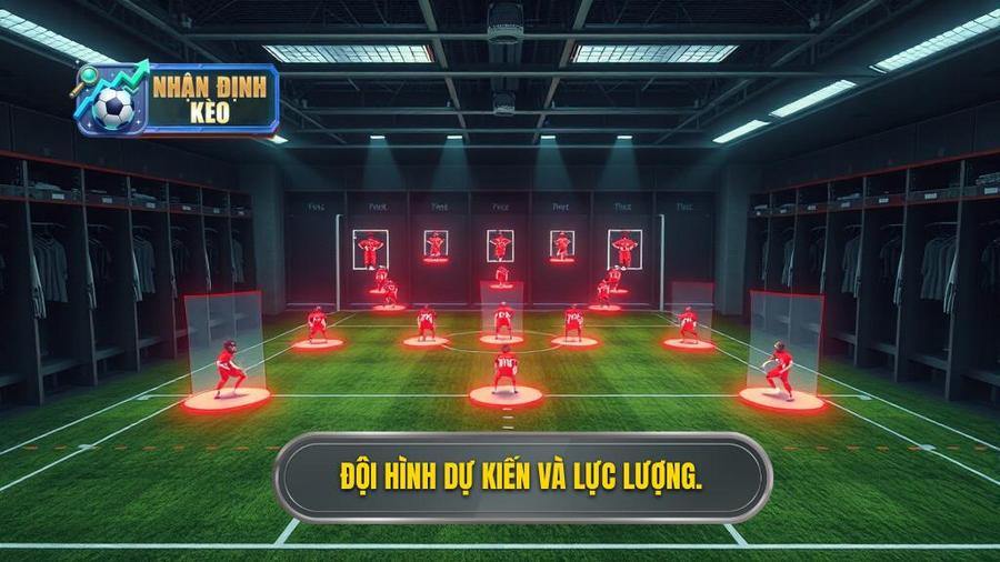 3. Đội hình dự kiến và lực lượng.