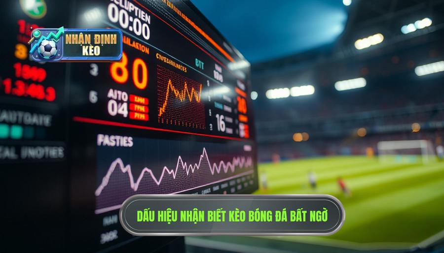Những dấu hiệu trận đấu dễ xuất hiện bất ngờ từ bảng tỷ lệ kèo