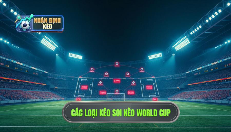 2. Các loại kèo phổ biến khi soi kèo World Cup tối nay 2. Các loại kèo phổ biến khi soi kèo World Cup tối nay